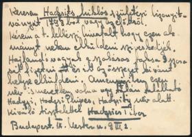 1937 Díjjegyes levelezőlap Jugoszláviába portózva / PS-card to Yugoslavia with postage due