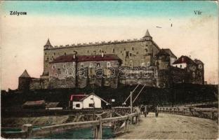 Zólyom, Zvolen; vár. Vasúti Levelezőlapárusítás 353. / castle (EK)
