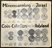 Izrael ~1960-1985. 16db-os forgalmi összeállítás kartonlapon T:AU-VF
Israel ~1960-1985. 16pcs coin ...