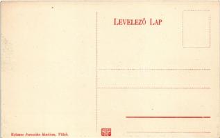 Fülek, Filakovo; várrom. Krämer Jeremiás kiadása / castle ruins