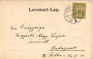 1903 Marosvásárhely, Targu Mures; Református templom. Révész Béla kiadása / Calvinist church (EK)