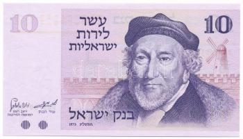 Izrael 1973. 10P "0037601424" T:UNC,AU Israel 1973. 10 Pounds "0037601424" C:UNC,AU Krause 39.