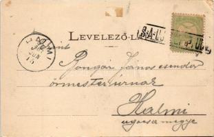 1903 Nagykövesd, Velky Kamenec; Rákóczy várrom. Lővy A. kiadása / castle ruins (EK)