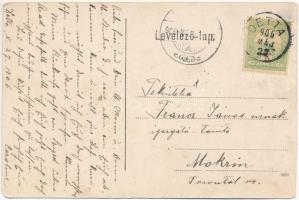 1906 Detta, Ghedu, Deta; Jäger Péter Aggok háza, Római katolikus templom, zárda. Csokány kiadása / n...