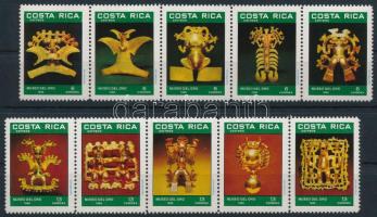 Kincsek a Costa Rica-i Központi Bank Aranymúzeumából 2 db ötöscsík