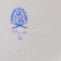 2 db Herendi Viktória mintás süteményes tányér. Kézzel festett, jelzett, hibátlan d: 18,5 cm