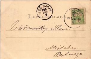 1902 Tusnádfürdő, Baile Tusnad; Szent Anna tó. W. G. 1244. / Lacul Sfanta Ana / lake (fl)