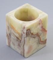 Ónix mécsestartó / váza, m: 10 cm