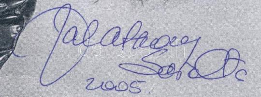 Zalatnay Sarolta dedikált képe 9x14 cm