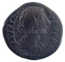 Római Birodalom 161-175. / II. Faustina / Róma / Denarius Ag (3,22g) T:VF,F Roman Empire 161-175. / Faustina II / Rome / Denarius Ag "FAVST[INA] AVGVSTA / HILARITAS" (3,22g) C:VF,F RIC III 687