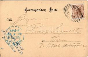 1898 (Vorläufer) Serák, Hochschar, Hochschaar; Georgs Schutzhaus. Philipp Sohn (Dresden) / hotel, to...