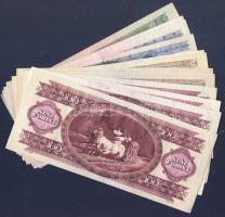 Kis forint tétel 1962-93. 10Ft (1x), 20Ft (3x), 50Ft (5x), 100Ft (4x) mind klf évszámmal! T:II+,II Ö...