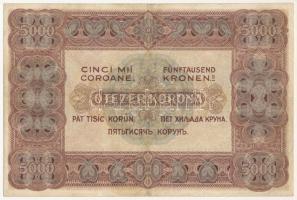 1920. 5000K "Orell Füssli Zürich" nyomdahely jelöléssel, piros "5 B03 292103" so...