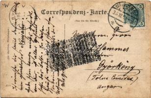 1906 Wien, Vienna, Bécs; Franz Michalek Spänglerei für Bau Ornamenten und Badeartikeln. Aichholzgass...