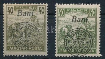 Nagyvárad 1919 Arató és Magyar Posta 40f / Mi 36 + 69 II. Signed: Bodor