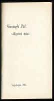 Szontagh Pál válogatott írásai. Összeáll.: Praznovszky Mihály. Nógrádi Irodalmi Ritkaságok 5. köt. S...