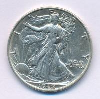 Amerikai Egyesült Államok 1942S 1/2$ Ag "Walking Liberty" T:VF USA 1942S 1/2 Dollar Ag "Walking Liberty" C:VF
