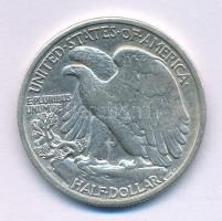 Amerikai Egyesült Államok 1942S 1/2$ Ag "Walking Liberty" T:VF
USA 1942S 1/2 Dollar Ag &q...