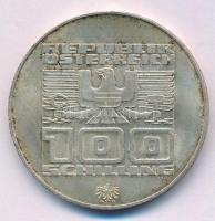 Ausztria 1976. 100Sch Ag "Téli Olimpia Innsbruck" T:AU,XF patina Austria 1976. 100 Schilli...