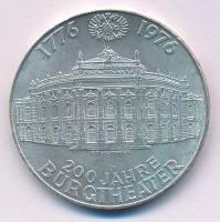 Ausztria 1976. 100Sch Ag "200 éves a Várszínház" T:AU patina Austria 1976. 100 Schilling Ag "200th Anniversary of the Burgtheater" C:AU patina