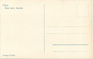 Pápa, Szent Benedek rendi főgimnázium. Weinstock E. 168