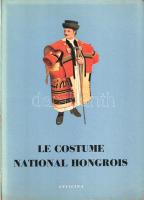 Palotay [Gertrúd], Gertrude de - Konecsni [György], Georges: Le costume national hongrois. (Budapest, 1938). Editions Officina (imp.) 24 p. + 12 t. (színes, feliratozott hártyapapírral védett). Egyetlen francia nyelvű kiadás. Palotay Gertrúd (1901-1951) néprajzkutató, muzeológus, antropológiai szemléletmódú viseletkutatása jóval megelőzte korát. Elsősorban a Kárpát-medence és a szomszéd államok népviseleteit tanulmányozta, a témában számos publikációt jegyez. A francia nyelvű szakmunkát Konecsni György grafikusművész szövegközti illusztrációi, illetve színes táblái kísérik. A munka magyar, angol és német nyelven is megjelent. Konecsni György színes rajzával illusztrált kiadói kartonkötésben. Jó példány.