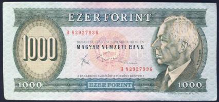 1983.november 1000Ft "B" T:II+