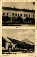 1941 Dunaszekcső, Községháza, Római katolikus elemi iskola. Albert József kiadása (EB)