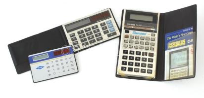 3 db régi számológép