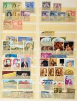 Vegyes külföldi bélyegek 23 lapos Schaubek berakó 30 oldalán: Olaszország, Franciaország, Málta, Jap...