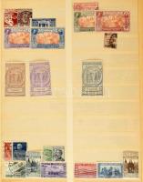 Vegyes külföldi bélyegek 23 lapos Schaubek berakó 30 oldalán: Olaszország, Franciaország, Málta, Jap...