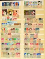 Vegyes külföldi bélyegek 23 lapos Schaubek berakó 30 oldalán: Olaszország, Franciaország, Málta, Jap...