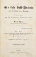 Kypke, Moritz: Die diätetische Heil-Methode ohne Arznei und ohne Wasserkur. Ausführlich beschrieben nach dem Verfahren des Naturarztes Schroth. 1-2. köt. egybe kötve. Berlin, 1865. Theobald Grieben,, 126 + 90 p. Korabeli, kopottas félvászon kötésben