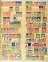 Vegyes külföldi anyag 19 lapos Schaubek berakóban, benne svéd, finn, görög, izraeli, spanyol, lengye...