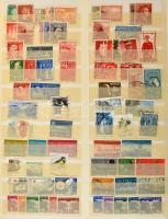 Vegyes külföldi anyag 19 lapos Schaubek berakóban, benne svéd, finn, görög, izraeli, spanyol, lengye...