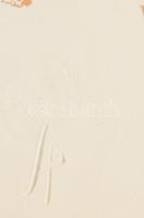 Gorka-Focht Géza: Fali dísztál. Mázas kerámia, jelzett, hibátlan d: 35 cm