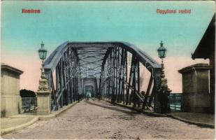 1913 Komárom, Komárno; Nagy Dunai vashíd. Girch József kiadása / bridge on the Danube (EK)