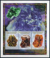 Ásványok kisív, Minerals mini sheet