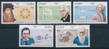 Természettudósok sor, Scientists set