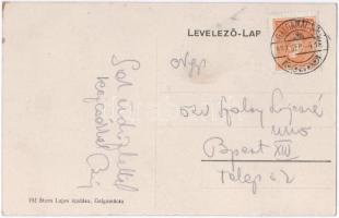 1937 Galgamácsa, vasútállomás, községháza. Stern Lajos kiadása (fl)