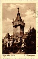 1938 Hajmáskér, M. kir. tüzérségi lövőiskola, E1 tiszti épület. Vitéz Sófalvy Károly kiadása (EK)