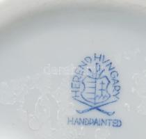 Herendi, porcelán kacsapár, kézzel festett, jelzett, hibátlan, 10x7 cm