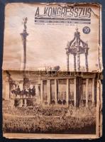 1938 A Kongresszus c. alkalmi magazin száma sok képpel az Eucharisztikus kongresszusról (közepes állapotú)
