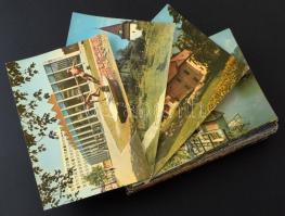 100 db MODERN színes magyarországi város képeslap / 100 modern coloured Hungary town postcards