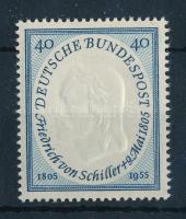 Friedrich Schiller halálának 150. évfordulója fogazott bélyeg, The 150th anniversary of the death of Friedrich Schiller perforated stamp