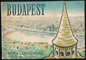 Szöllősi Ernő (szerk.): Budapest képes térképkalauz. A borítót tervezte és illusztrálta Vágó Rezső. Bp., 1957, Fővárosi Idegenforgalmi Hivatal (Kossuth-ny.), 64 p. Az MTI gazdag képanyagával! Kiadói papírkötés, jó állapotban.