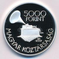 2007. 5000Ft Ag "Kodály Zoltán születésének 125. évfordulója" kapszulában T:PP Adamo EM211