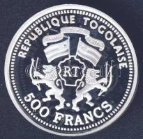 Togo DN 500Fr Ag (999) "Albert Einstein" T:PP