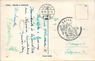 Kassa, Kosice; Divadlo a vodotrysk / színház és szökőkút / theatre and fountain + "1938 Kassa v...