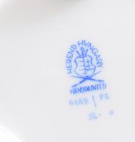 Herendi petrezselyem mintás oroszlánkörmös cukordoboz. Kézzel festett, jelzett, hibátlan d: 10 cm, m...